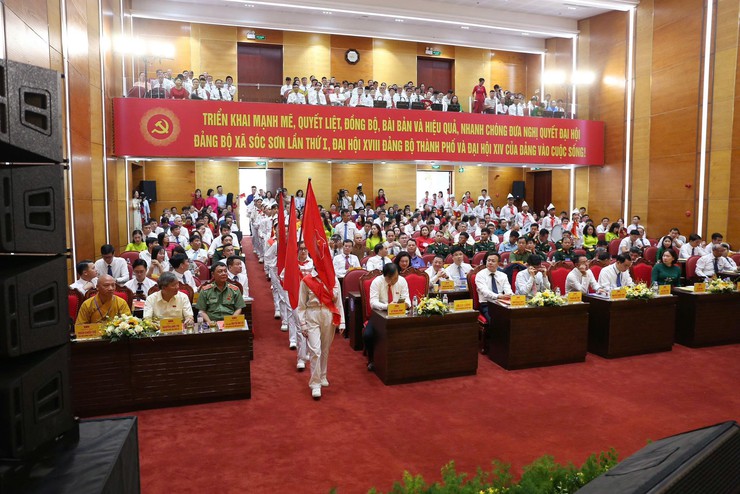 ĐẠI HỘI ĐẠI BIỂU ĐẢNG BỘ XÃ SÓC SƠN LẦN THỨ I, NHIỆM KỲ 2025-2030 THÀNH CÔNG TỐT ĐẸP- Ảnh 6.