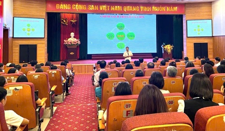 Sở Y tế Hà Nội tập huấn chính sách lĩnh vực Bảo trợ xã hội và Trợ cấp hưu trí xã hội theo mô hình Chính quyền địa phương 02 cấp- Ảnh 1.
