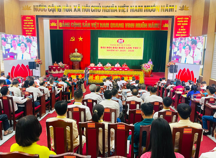 175 đảng viên dự phiên trù bị Đại hội Đại biểu Đảng bộ xã Ô Diên lần thứ nhất, nhiệm kỳ 2025 - 2030- Ảnh 1.
