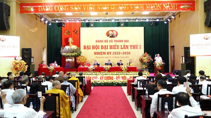 Đại hội đại biểu Đảng bộ xã Thanh Oai lần thứ I, nhiệm kỳ 2025 -2030: Khơi dậy khát vọng, vững vàng bước vào kỷ nguyên mới- Ảnh 10.