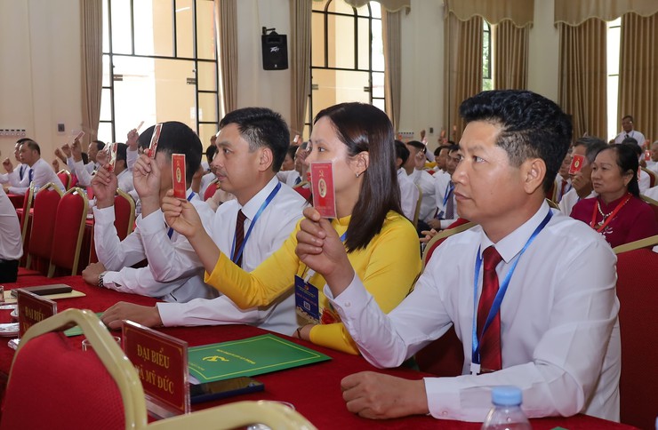 Đảng bộ xã Hương Sơn tổ chức thành công Đại hội Đảng bộ xã lần thứ I, nhiệm kỳ 2025- 2030- Ảnh 13.