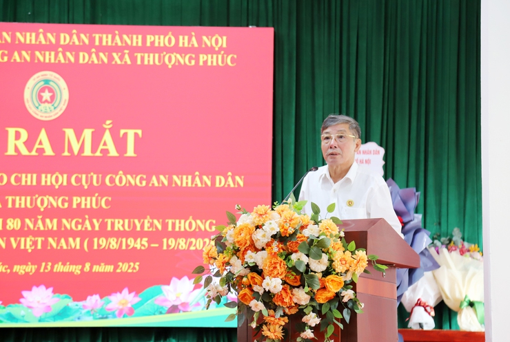 Chi hội Cựu Công an Nhân dân xã Thượng Phúc tổ chức Lễ ra mắt và kỷ niệm 80 năm ngày truyền thống Công an Nhân dân Việt Nam (19/8/1945 – 19/8/2025)- Ảnh 5.