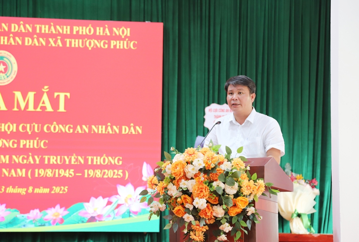 Chi hội Cựu Công an Nhân dân xã Thượng Phúc tổ chức Lễ ra mắt và kỷ niệm 80 năm ngày truyền thống Công an Nhân dân Việt Nam (19/8/1945 – 19/8/2025)- Ảnh 6.