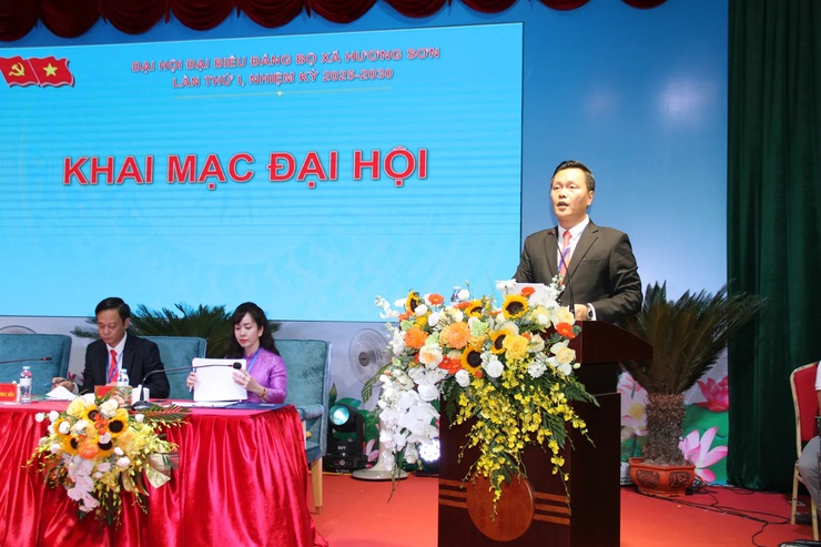 Đảng bộ xã Hương Sơn tổ chức thành công Đại hội Đảng bộ xã lần thứ I, nhiệm kỳ 2025- 2030- Ảnh 9.