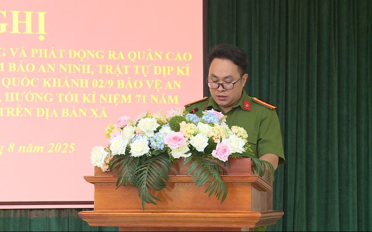 Công an xã Phúc Lộc đánh giá kết quả 01 tháng hoạt động và phát động ra quân cao điểm tấn công trấn áp tội phạm chào mừng kỷ niệm các ngày lễ lớn- Ảnh 5.