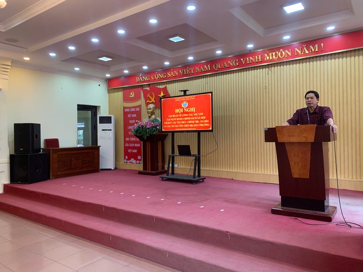 TẬP HUẤN TÍN DỤNG CHÍNH SÁCH ĐỐI VỚI CÁN BỘ HỘI ĐOÀN THỂ PHƯỜNG, GẶP MẶT CÁC TỔ TIẾT KIỆM VÀ VAY VỐN TRÊN ĐỊA BÀN PHƯỜNG VĂN MIẾU- QUỐC TỬ GIÁM- Ảnh 1.