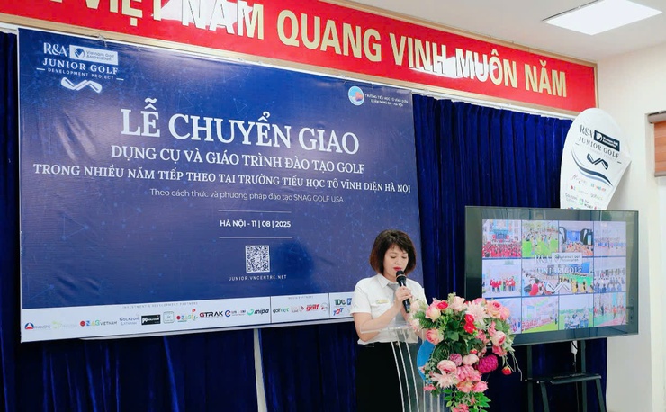 Trường Tiểu học Tô Vĩnh Diện: Đào tạo Golf miễn phí cho học sinh từ năm học 2025- 2026 - Ảnh 2.