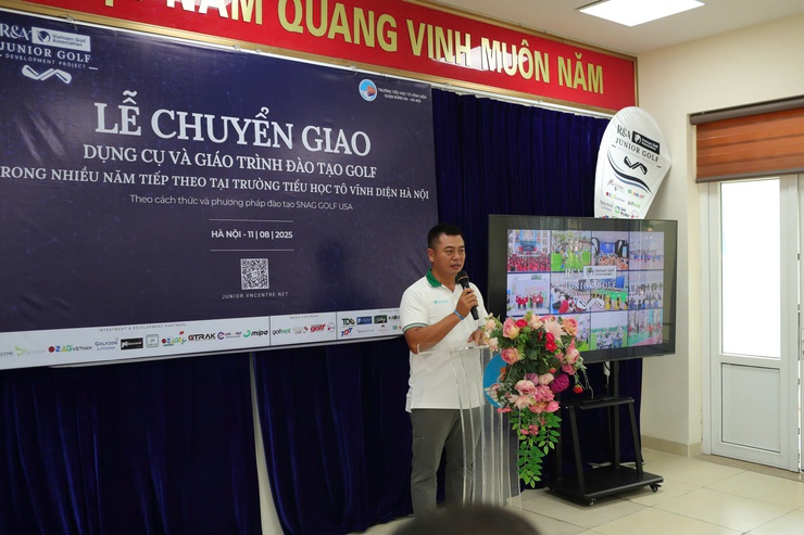 Trường Tiểu học Tô Vĩnh Diện: Đào tạo Golf miễn phí cho học sinh từ năm học 2025- 2026 - Ảnh 3.