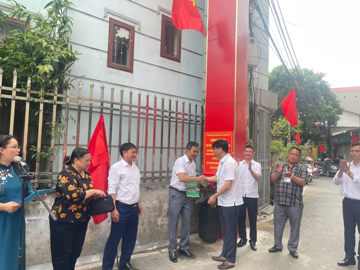 Thôn Cổ Điển, xã Vĩnh Thanh long trọng tổ chức Lễ khánh thành cổng làng.- Ảnh 4.