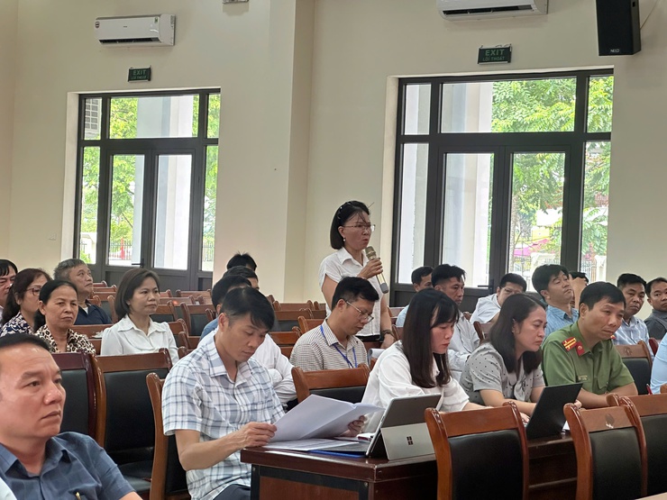 Xã thiên lộc tổ chức hội nghị giao ban Ban chỉ đạo công tác bồi thường, hỗ trợ, tái định cư các dự án- Ảnh 4.