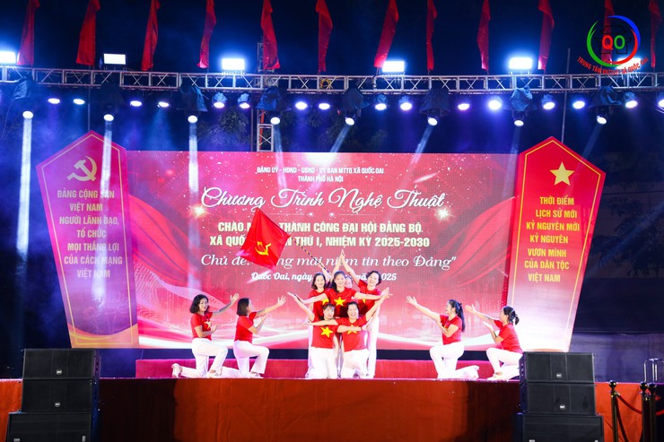 Ấn tượng từ Đêm liên hoan nghệ thuật “Sáng mãi niềm tin theo Đảng” – Chào mừng thành công Đại hội Đảng bộ xã Quốc Oai lần thứ I, nhiệm kỳ 2025–2030- Ảnh 36.