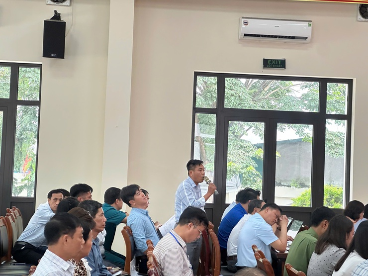 Xã thiên lộc tổ chức hội nghị giao ban Ban chỉ đạo công tác bồi thường, hỗ trợ, tái định cư các dự án- Ảnh 6.