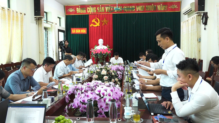 ĐOÀN GIÁM SÁT ỦY BAN MTTQ VIỆT NAM TP HÀ NỘI LÀM VIỆC TẠI XÃ DÂN HÒA- Ảnh 4.
