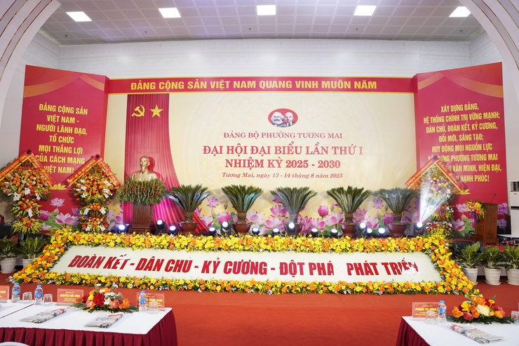 NHỮNG HÌNH ẢNH ẤN TƯỢNG TẠI ĐẠI HỘI ĐẠI BIỂU ĐẢNG BỘ PHƯỜNG TƯƠNG MAI LẦN THỨ I, NHIỆM KỲ 2025-2030- Ảnh 24.