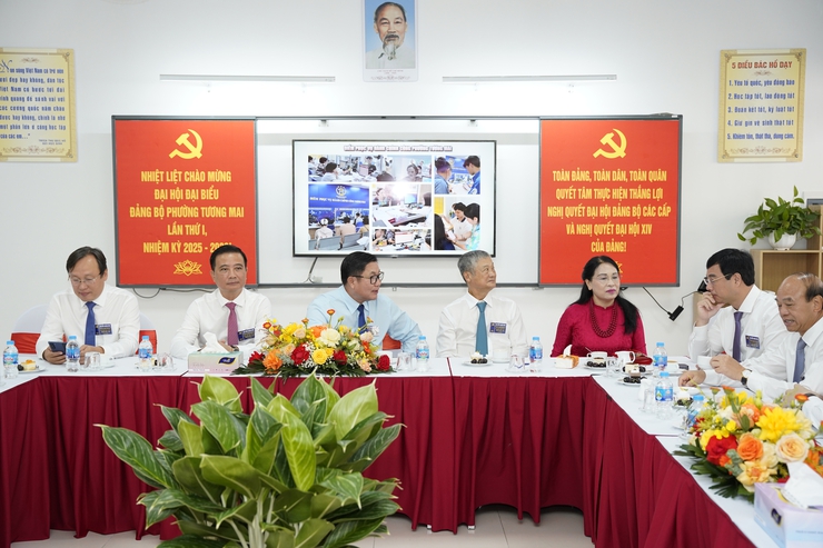 NHỮNG HÌNH ẢNH ẤN TƯỢNG TẠI ĐẠI HỘI ĐẠI BIỂU ĐẢNG BỘ PHƯỜNG TƯƠNG MAI LẦN THỨ I, NHIỆM KỲ 2025-2030- Ảnh 22.