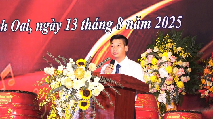 ĐẶC SẮC CHƯƠNG TRÌNH NGHỆ THUẬT CHÀO MỪNG THÀNH CÔNG ĐẠI HỘI ĐẠI BIỂU ĐẢNG BỘ XÃ THANH OAI LẦN THỨ I, NHIỆM KỲ 2025-2030- Ảnh 1.