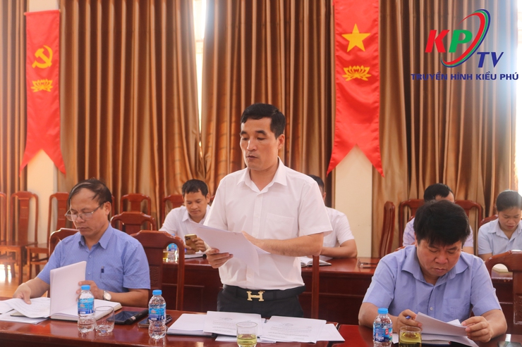 Kiều Phú tổ chức hội nghị họp tập thể lãnh đạo UBND xã để xem xét, giải quyết công việc thuộc thẩm quyền- Ảnh 3.