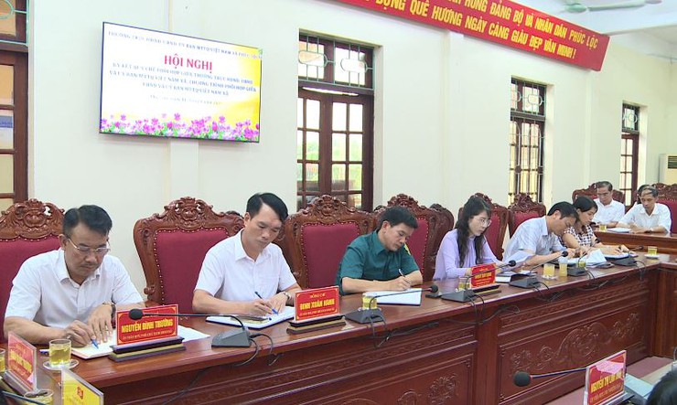 Hội nghị ký kết Quy chế phối hợp giữa Thường trực HĐND, UBND và Ủy ban MTTQ Việt Nam xã; Chương trình phối hợp công tác giữa UBND và Ủy ban MTTQ Việt Nam xã- Ảnh 2.