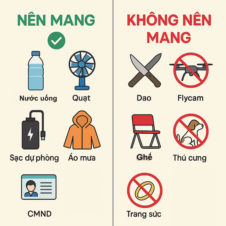 5 vật dụng nên mang theo và 5 thứ tuyệt đối không nên mang khi đi xem chương trình nghệ thuật tối 15/8 tại Nhà hát lớn- Ảnh 2.