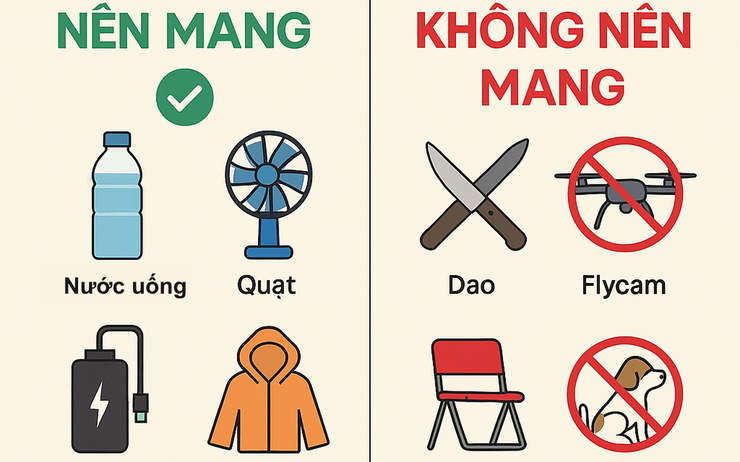 5 vật dụng nên mang theo và 5 thứ tuyệt đối không nên mang khi đi xem chương trình nghệ thuật tối 15/8 tại Nhà hát lớn- Ảnh 1.