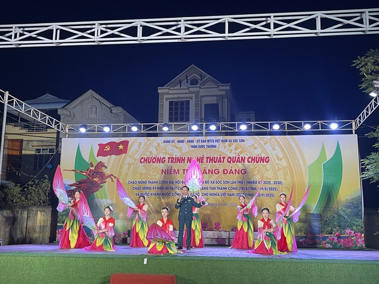 THÔN DƯỢC THƯỢNG TỔ CHỨC LIÊN HOAN NGHỆ THUẬT "NIỀM TIN DÂNG ĐẢNG"- Ảnh 8.