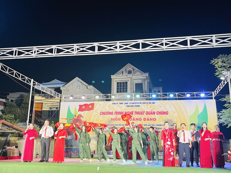 THÔN DƯỢC THƯỢNG TỔ CHỨC LIÊN HOAN NGHỆ THUẬT "NIỀM TIN DÂNG ĐẢNG"- Ảnh 11.