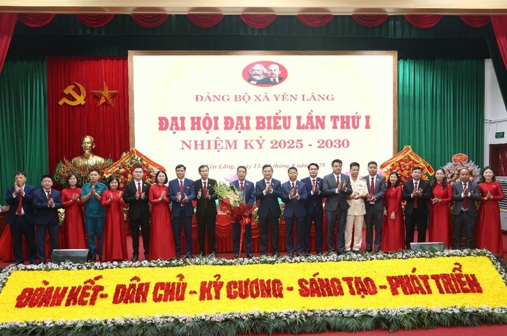 XÃ YÊN LÃNG TỔ CHỨC THÀNH CÔNG ĐẠI HỘI ĐẠI BIỂU ĐẢNG BỘ XÃ LẦN THỨ NHẤT, NHIỆM KỲ 2025 – 2030 - Ảnh 8.