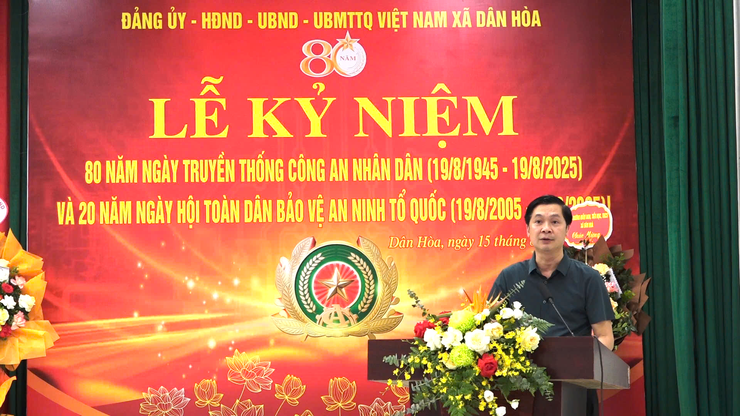 Xã Dân Hòa: Kỷ niệm 80 năm Ngày truyền thống Công an nhân dân Việt Nam (19/08/1945- 19/08/2025) và 20 năm Ngày hội toàn dân bảo vệ an ninh Tổ quốc (19/08/2005 – 19/08/2025) - Ảnh 4.