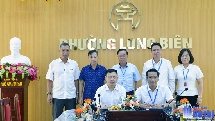 Phường Long Biên và Báo Kinh tế & Đô thị ký kết phối hợp thông tin- Ảnh 6.
