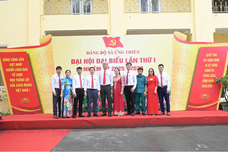 Đại hội đại biểu Đảng bộ xã Ứng Thiên lần thứ I tiến hành phiên trù bị- Ảnh 6.