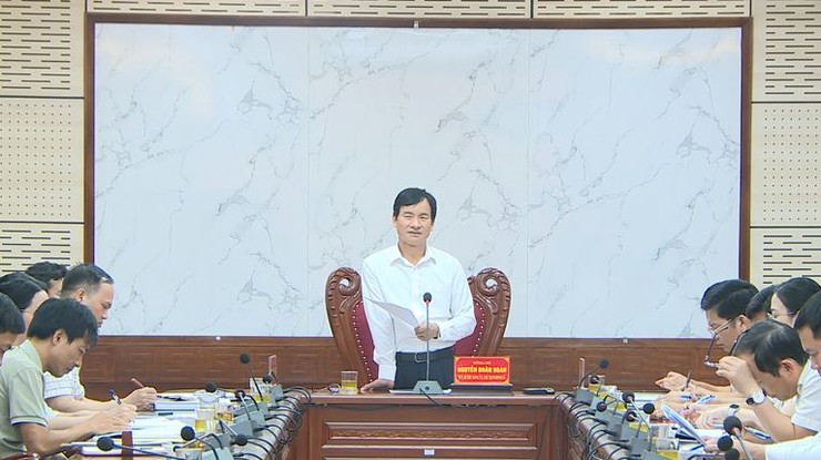 Xã Phúc Thọ giao ban tiến độ dự án, làm việc với các nhà thầu tư vấn, thiết kế, nhà thầu thi công các công trình xây dựng trên địa bàn- Ảnh 1.