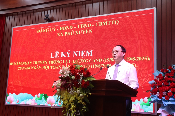 Lễ kỷ niệm 80 năm Ngày truyền thống Công an nhân dân (CAND) Việt Nam và 20 năm Ngày hội toàn dân bảo vệ an ninh Tổ quốc (19/8/2005 - 19/8/2025)- Ảnh 8.