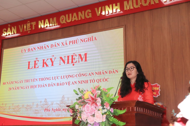 Phú Nghĩa tổ chức Lễ kỷ niệm 80 năm ngày truyền thống Công an nhân dân; 20 năm Ngày hội Toàn dân bảo vệ an ninh Tổ quốc- Ảnh 10.