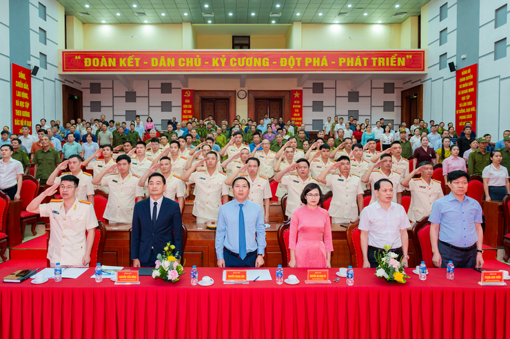 Xã Quang Minh kỷ niệm 80 năm Ngày truyền thống lực lượng Công an nhân dân Việt Nam- Ảnh 1.