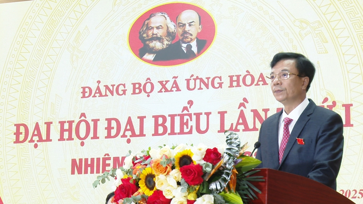 ĐẢNG BỘ XÃ ỨNG HOÀ TỔ CHỨC THÀNH CÔNG ĐẠI HỘI ĐẠI BIỂU LẦN THỨ NHẤT, NHIỆM KỲ 2025 – 2030.- Ảnh 8.
