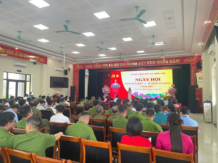 UBND - BCĐ 138 xã Thiên Lộc tổ chức Lễ kỷ niệm "Ngày hội toàn dân bảo vệ An ninh Tổ quốc" và Ngày hội Văn hóa - Thể thao- Ảnh 1.