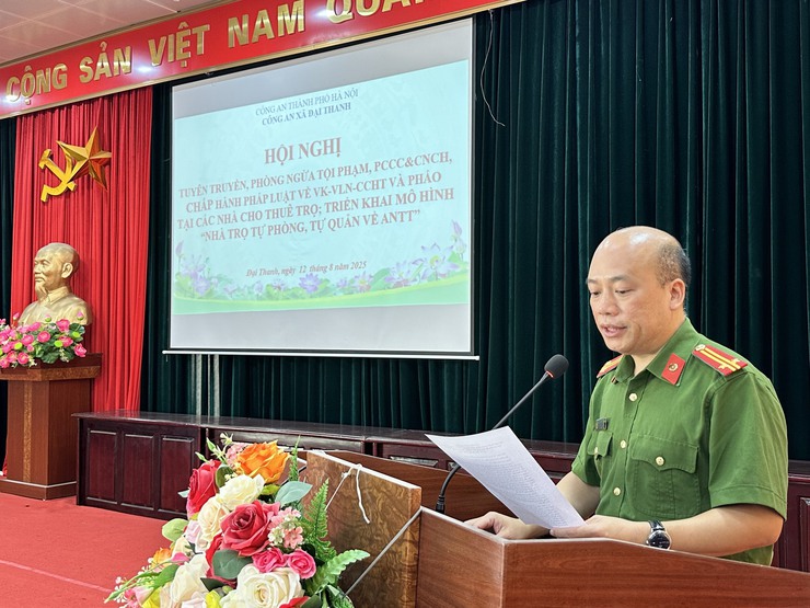 CÔNG AN XÃ ĐẠI THANH PHÁT HUY HIỆU QUẢ TOÀN DIỆN SAU HƠN MỘT THÁNG TRIỂN KHAI MÔ HÌNH ĐỊA PHƯƠNG HAI CẤP- Ảnh 4.