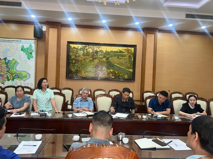 Ủy ban MTTQ Việt Nam xã Thanh Trì tổ chức giao ban công tác tháng 8/2025- Ảnh 1.