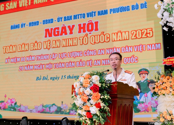 Ngày hội toàn dân bảo vệ an ninh Tổ quốc tại Bồ Đề: Lan tỏa sức mạnh đoàn kết vì bình yên cuộc sống- Ảnh 6.