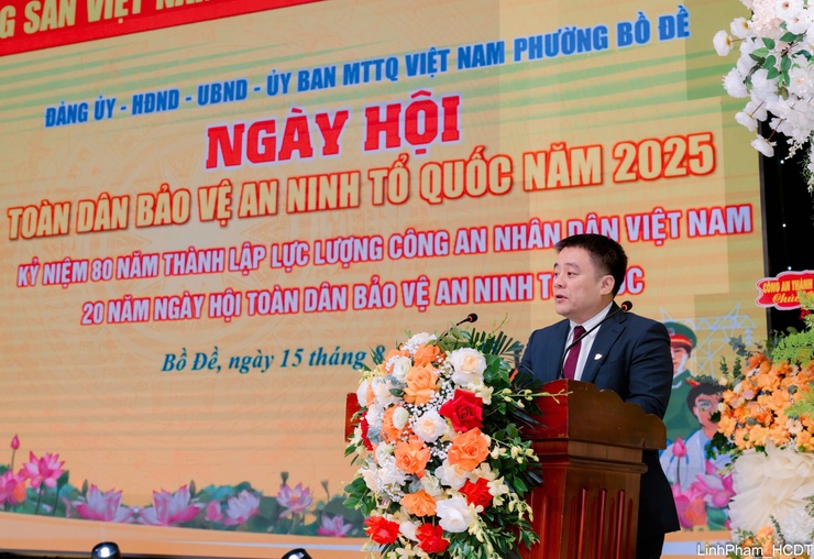 Ngày hội toàn dân bảo vệ an ninh Tổ quốc tại Bồ Đề: Lan tỏa sức mạnh đoàn kết vì bình yên cuộc sống- Ảnh 3.