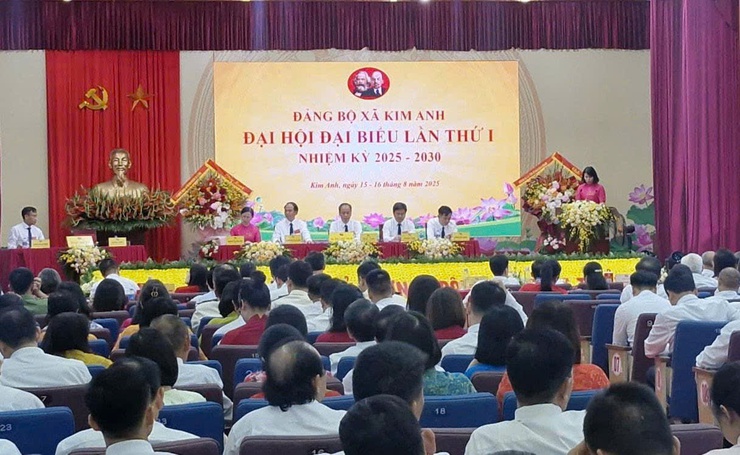 Đại hội đại biểu Đảng bộ xã Kim Anh lần thứ I, nhiệm kỳ 2025-2030: Phát huy tinh thần tự lực, xây dựng xã Kim Anh văn minh, hiện đại, hạnh phúc.- Ảnh 3.