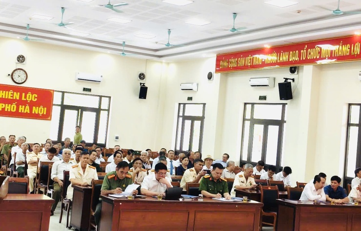 Lễ công bố Quyết định thành lập Chi hội Cựu Công an nhân dân xã Thiên Lộc và kết nạp hội viên mới.- Ảnh 2.