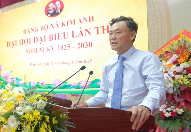 Đại hội đại biểu Đảng bộ xã Kim Anh lần thứ I, nhiệm kỳ 2025-2030: Phát huy tinh thần tự lực, xây dựng xã Kim Anh văn minh, hiện đại, hạnh phúc.- Ảnh 10.