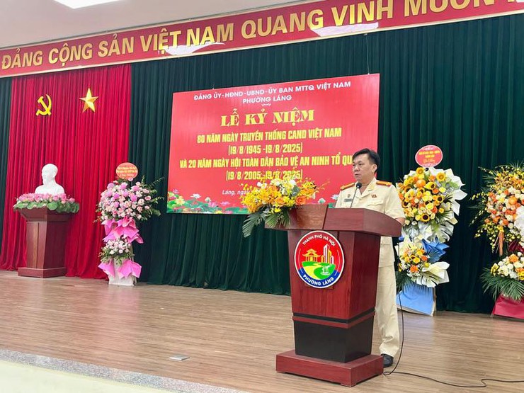 CÔNG AN PHƯỜNG LÁNG QUYẾT TÂM VIẾT TIẾP NÊN NHỮNG TRANG SỬ MỚI - Ảnh 2.