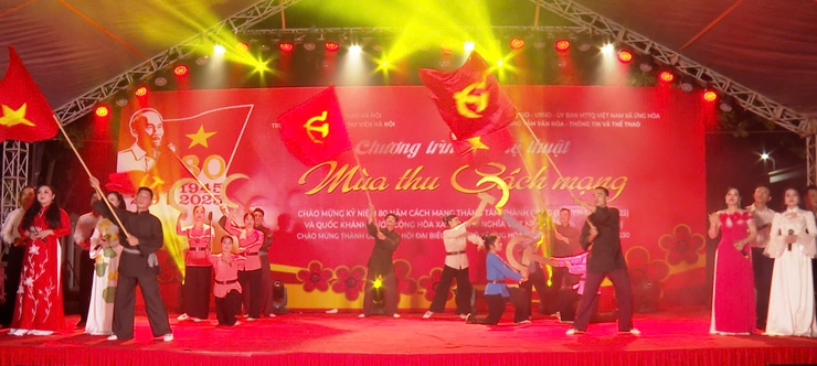 Ứng Hoà: Chào mừng thành công Đại hội đại biểu Đảng bộ xã lần thứ nhất, 80 năm cách mạng tháng Tám và Quốc khánh 2/9.- Ảnh 13.