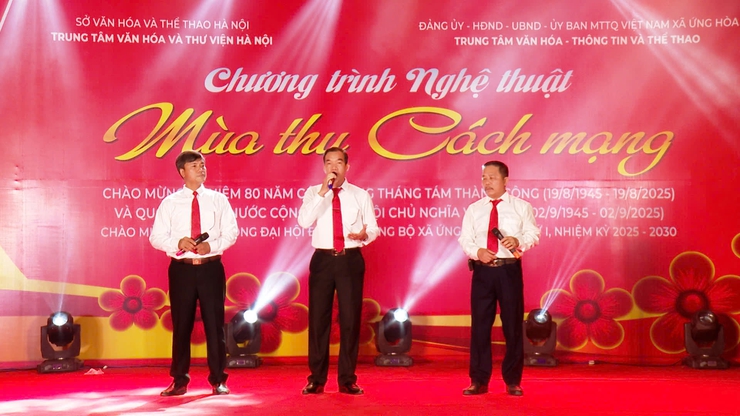 Ứng Hoà: Chào mừng thành công Đại hội đại biểu Đảng bộ xã lần thứ nhất, 80 năm cách mạng tháng Tám và Quốc khánh 2/9.- Ảnh 5.