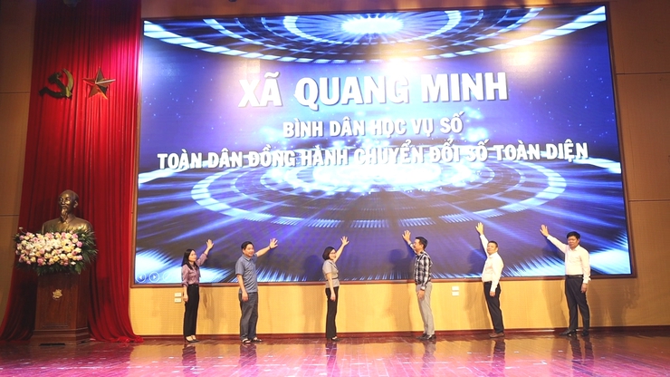 Xã Quang Minh phát động phong trào “Bình dân học vụ số”- Ảnh 4.