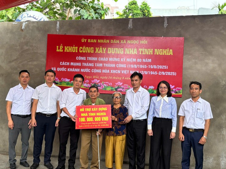 Xây dựng nhà  mới đối với người có công- Ảnh 1.