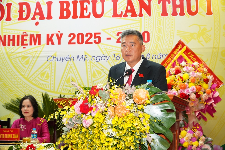 Đảng bộ xã Chuyên Mỹ tổ chức thành công Đại hội đại biểu lần thứ I, nhiệm kỳ 2025 - 2030- Ảnh 4.