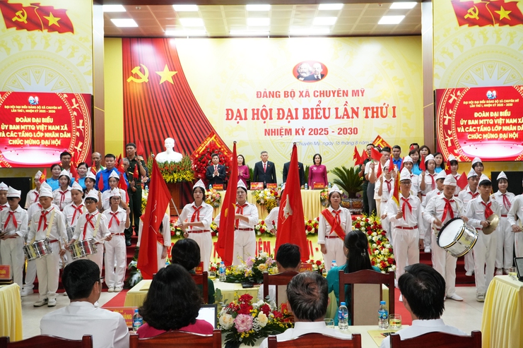 Đảng bộ xã Chuyên Mỹ tổ chức thành công Đại hội đại biểu lần thứ I, nhiệm kỳ 2025 - 2030- Ảnh 7.